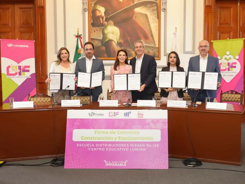 MariElise Budib y Pepe Chedraui firman convenio con Fundación Distribuidores Nissan para la construcción y equipamiento de “Lumina”
