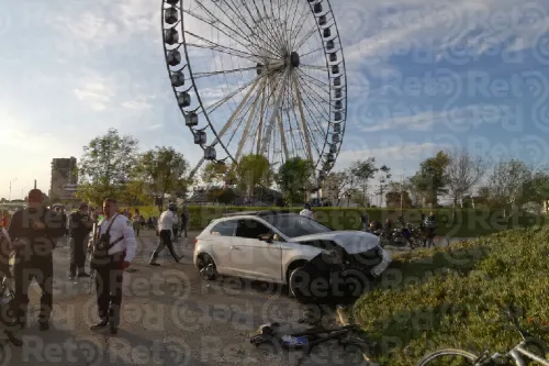 Caen dos sujetos con armas tras chocar en la Estrella de Puebla
