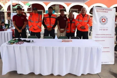 Iniciará protección civil de San Pedro Cholula operativo para evitar riesgos por uso de pirotecnia