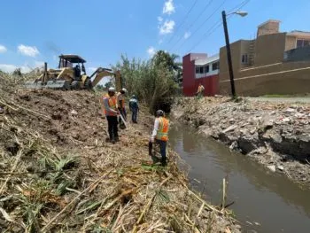 Ariadna Ayala refuerza acciones preventivas ante lluvias por huracán Erick
