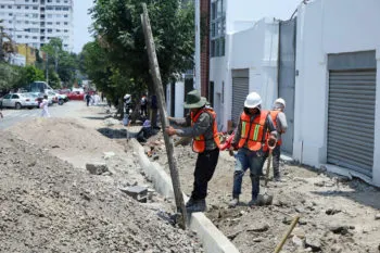 Obras del barrio de Santiago llevan más de un 50 por ciento de avance: Alcaldía
