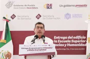Sergio Salomón cumple palabra empeñada de llevar beneficios a todos los rincones del estado