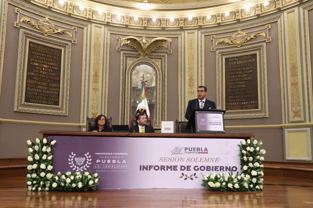 Sergio Salomon Cespedes Informe.congreso Puebla
