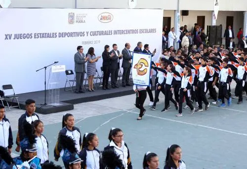 Inaugura SEP los XV Juegos Estatales Intercentros Escolares 2019