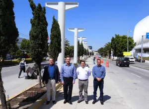 Moreno Valle supervisa el avance de las obras de la ciclopista