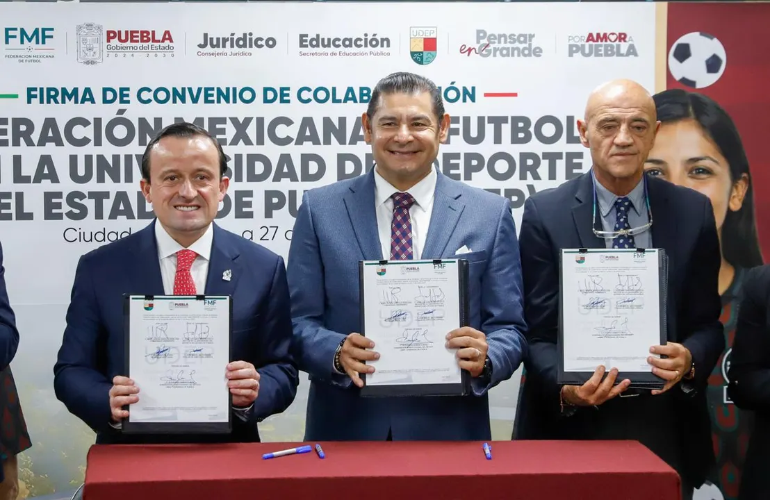 FEMEXFUT y Gobierno de Puebla