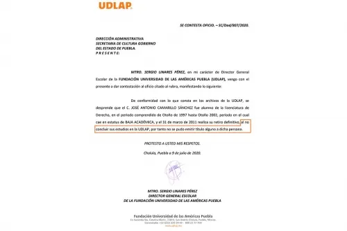 Funcionario falsifica su título, lo descubren y ahora emprende campaña contra Secretaría de Cultura
