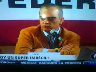 Televisa tacha de imbécil al consejero del IFE Alfredo Figueroa