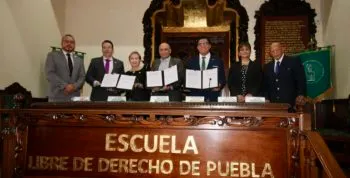 Escuela Libre de Derecho y Centro de Conciliación Laboral de Puebla firman convenio para fortalecer la formación jurídica