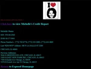 Piratas Cibernéticos roban información personal de Michelle Obama