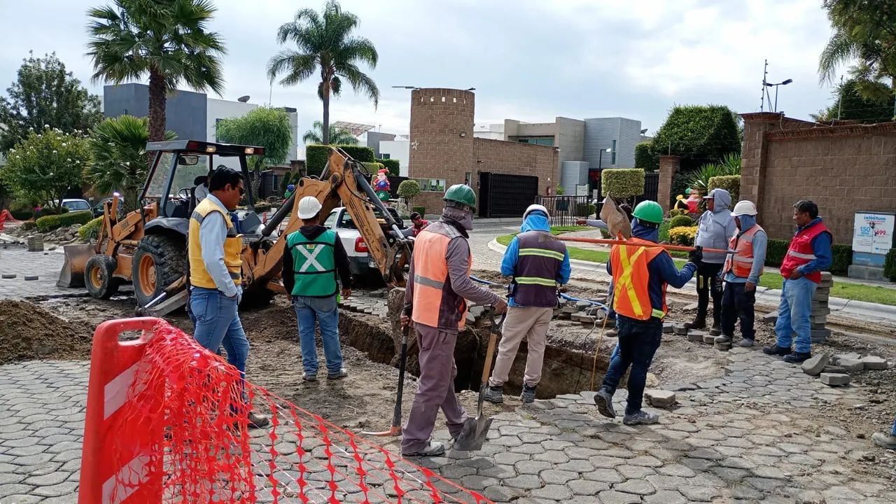 Agua de Puebla rehabilita Línea de Conducción en el tramo Lomas–Guadalupe Hidalgo