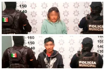 Detienen en Lafragua a un hombre y una mujer, identificados como presuntos narcomenudistas