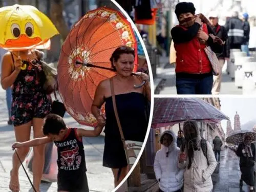 Calor, fuertes lluvias y frío ocasionará el frente frío 38