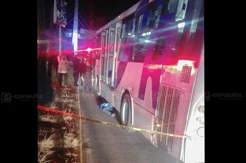 Muere arrollado por camión de RUTA en el bulevar Atlixco
