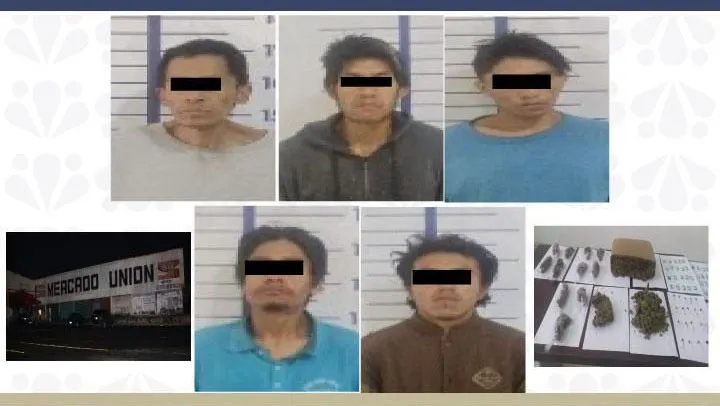 Detenidos Cateo Mercado La Union