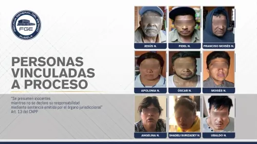 En prisión 9 personas detenidas durante cateos de Coronango