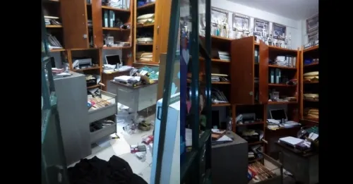Asaltan colegio Isabel la Católica en Puebla