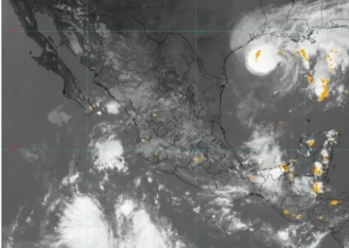 Se forma depresión tropical en el Pacífico mexicano