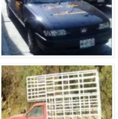 SSP aseguro tres vehiculos y un remolque tipo tanque con reporte de robo