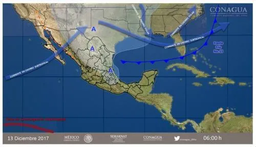 Temperaturas menores a 0 grados afectarán 17 estados del país