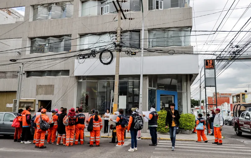 Naranjitas protesta