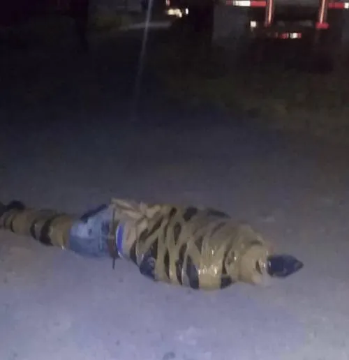 Hallan cadáver embolsado en San Martín Texmelucan