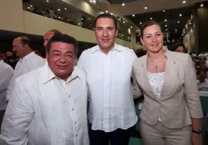 Asiste RMV a quinto informe del gobernador de Campeche