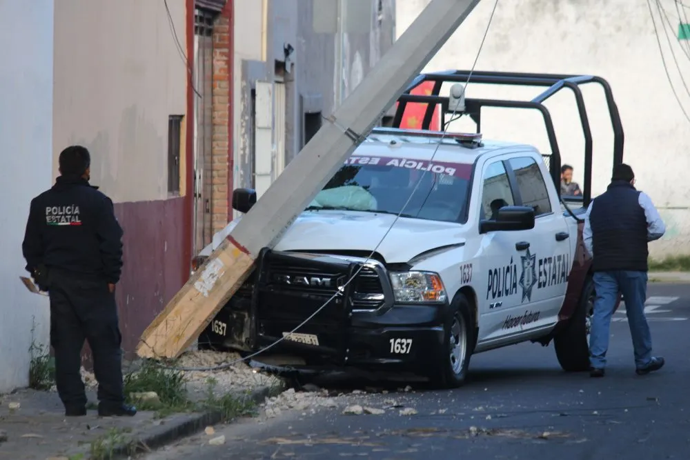 Choca por enésima vez otra patrulla policial