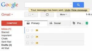 Gmail incluye herramienta para deshacer correos enviados