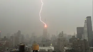 VIDEO: ¡Boom! Rayo golpea el Empire State