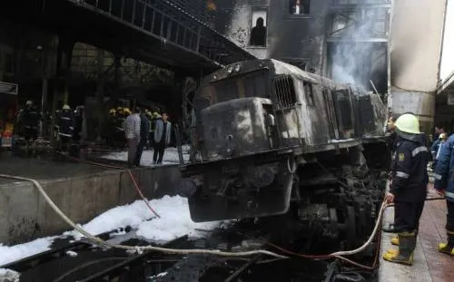 Momento exacto del accidente en Egipto que dejó decenas de muertos