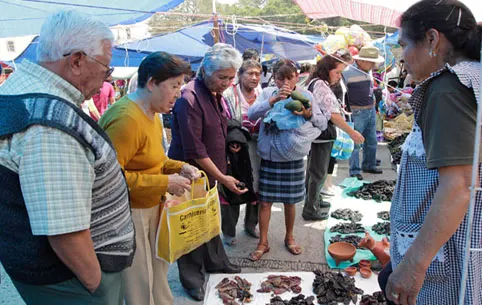 En Cholula, reviven el trueque entre comerciantes
