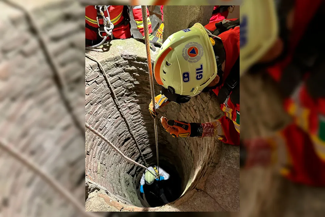 Rescate Cuerpo Pozo Colonia Los Gavilanes