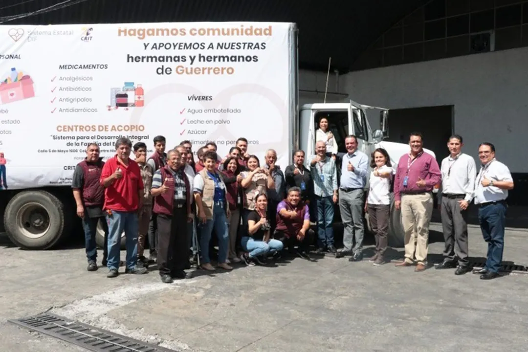 Sedif Puebla Convoy Ayuda Humanitaria A Guerrero