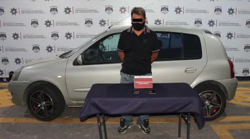 Ubicó y detuvo policía municipal de puebla a probable asaltante de negocios
