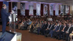 Rafael Moreno Valle acompaña a Graco Ramírez durante su mensaje de rendición de cuentas