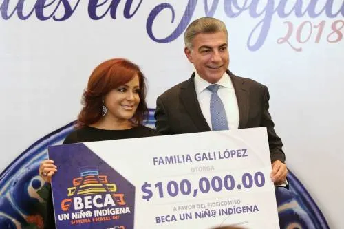 Dinorah López y Tony Gali reúnen fondos para “Beca un niño indígena”