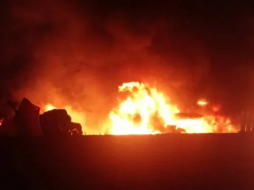 Imágenes impactantes del choque de tráileres en Veracruz