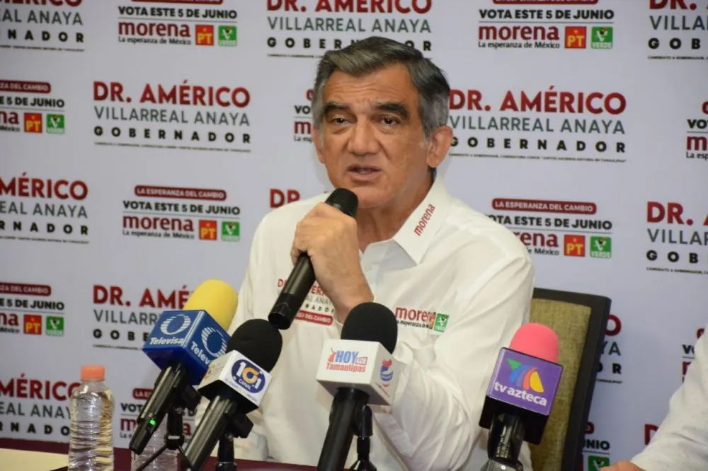 Américo Villarreal aventaja conteo en Tamaulipas