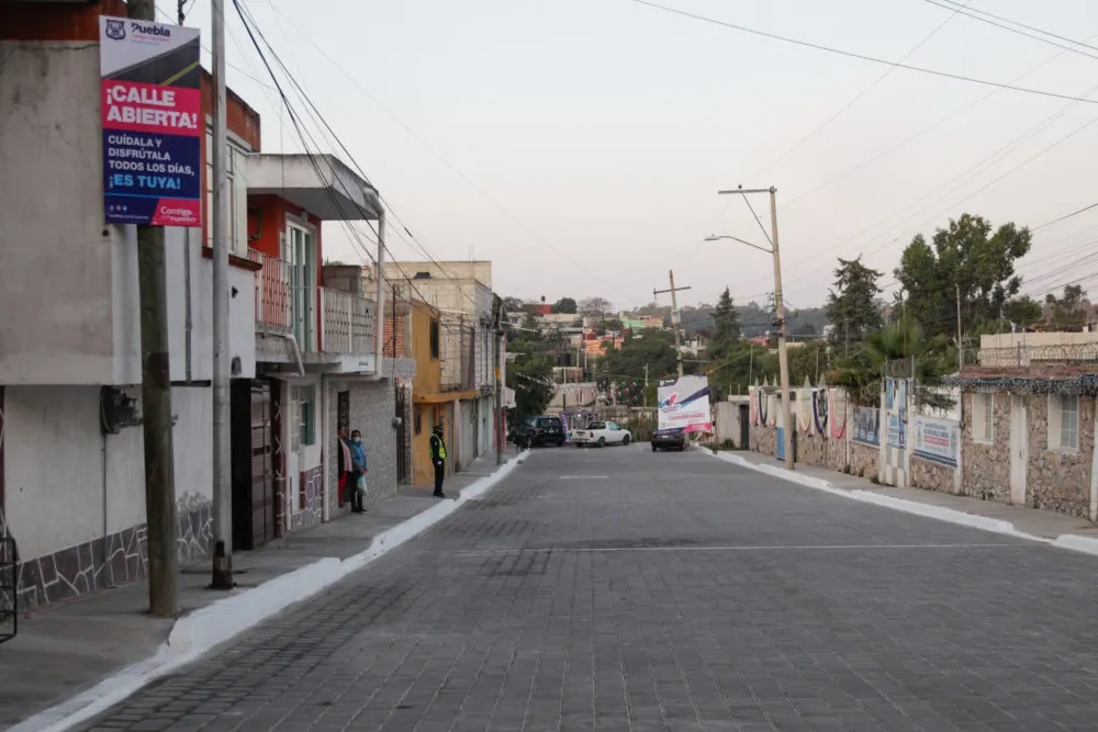 Calles pavimentadas