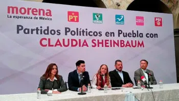 Morena, PT, PVEM, Nueva Alianza, FxM y PSI se unen a favor de Claudia Sheinbaum
