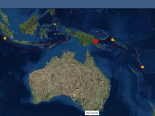 Un fuerte sismo sacude Papúa Nueva Guinea