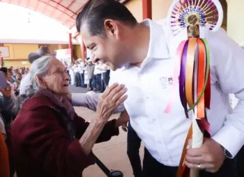 En Cuautempan, el gobernador Armenta entregó apoyos del programa de Obra Comunitaria