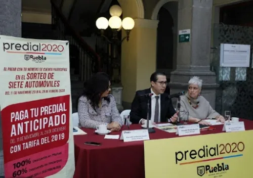 Amplían pago del predial 2020 en Puebla ante contingencia por COVID-19