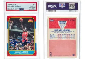 Tarjeta de Michael Jordan como novato de la NBA se vendió en subasta por 2.5 mdd