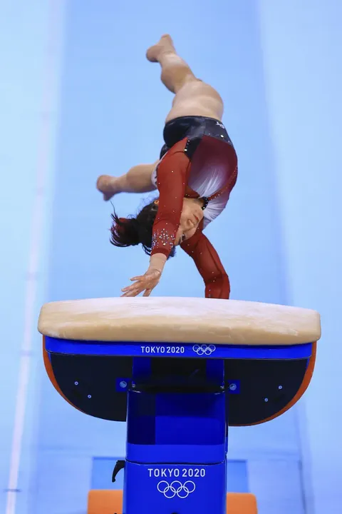 Alexa Moreno va a la final de salto de caballo en Tokio 2020