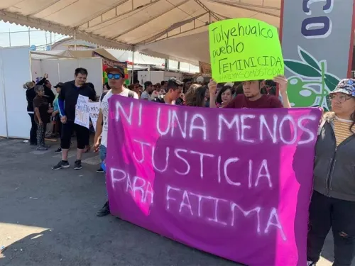 ‘Ni una menos’, marchan para exigir justicia por Fátima