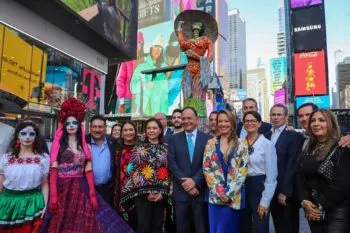 “Puebla está hoy en el corazón de NY con catrinas de Día de Muertos”: Gaby Bonilla