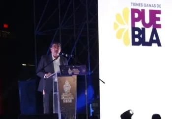 Simboliza la unión: Sergio Salomón presenta la Feria de Puebla 2023
