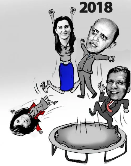 El sube y baja de la política poblana